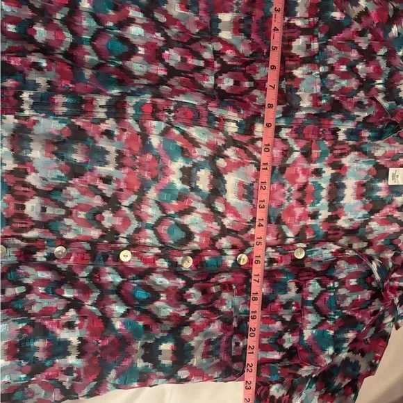 Ruby Rd. Multicolor Abstract Blouse - Picture 4 of 5